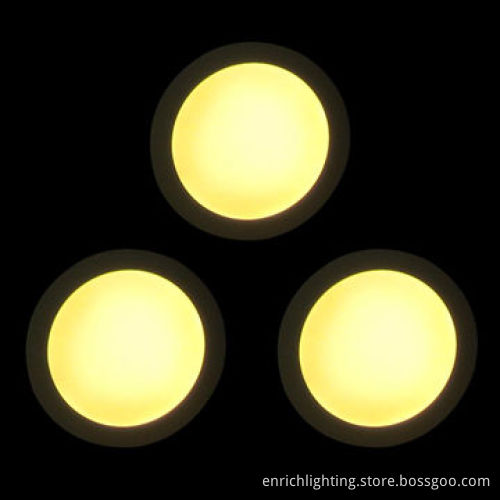5W Round LED Panel Lights with 140mm Diameter, 24V DC Input Voltage